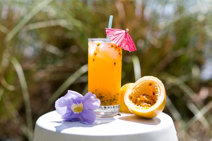 Passion Fruit Cocktail Blue Osa Costa Rica Yoga